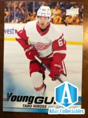 2019-20 Upper Deck Series 1 Young Guns #215 Taro Hirose Red Wings